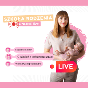 Kurs szkoły rodzenia ONLINE LIVE